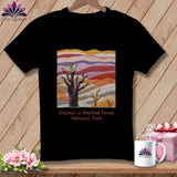 MyDesigns Physical Item S / Black Stitchin' in Petrified Forest National Park ~ Relaxed Fit Tee