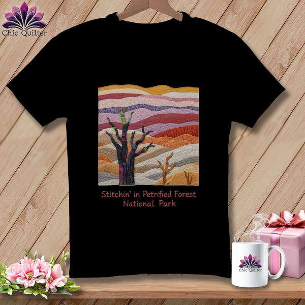 MyDesigns Physical Item S / Black Stitchin' in Petrified Forest National Park ~ Relaxed Fit Tee