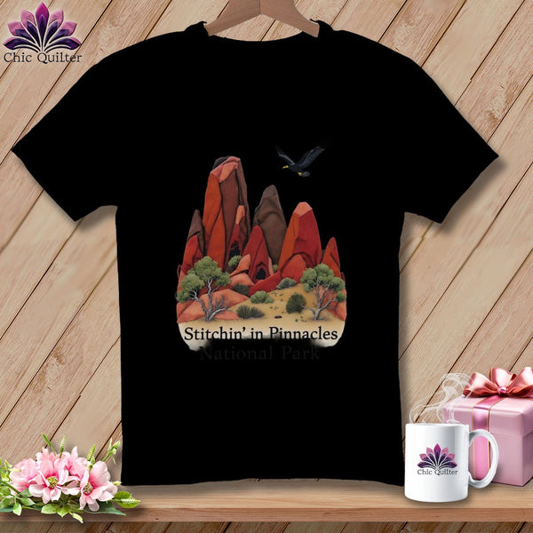 MyDesigns Physical Item S / Black Stitchin' in Pinnacles National Park ~ Relaxed Fit Tee