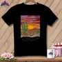 MyDesigns Physical Item S / Black Stitchin' in Saguaro National Park ~ Relaxed Fit Tee