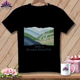 MyDesigns Physical Item S / Black Stitchin' in Shenandoah National Park ~ Relaxed Fit Tee