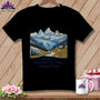 MyDesigns Physical Item S / Black Stitchin' in Wrangell–St. Elias National Park and Preserve ~ Relaxed Fit Tee