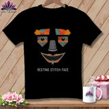 MyDesigns Physical Item S / Black Strawman - Resting Stitch Face ~ Premium Tee