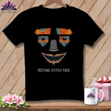 MyDesigns Physical Item S / Black Strawman - Resting Stitch Face ~ Relaxed Fit Tee