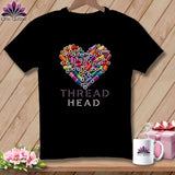 MyDesigns Physical Item S / Black Thread Head ~ Relaxed Fit Tee