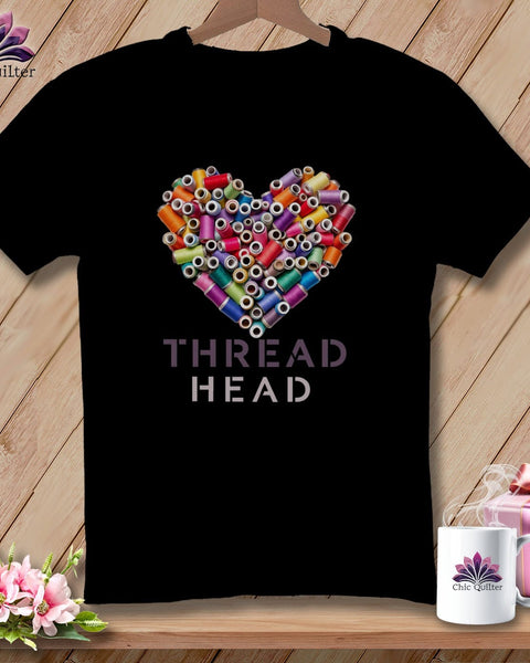 MyDesigns Physical Item S / Black Thread Head ~ Relaxed Fit Tee
