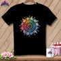 MyDesigns Physical Item S / Black Thread Mandala ~ Relaxed Fit Tee