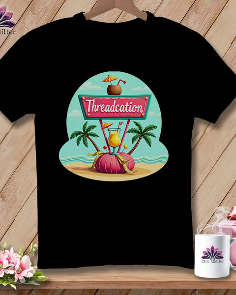 MyDesigns Physical Item S / Black Threadcation ~ Relaxed Fit Tee