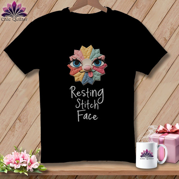 MyDesigns Physical Item S / Black Tongue - Resting Stitch Face ~ Relaxed Fit Tee