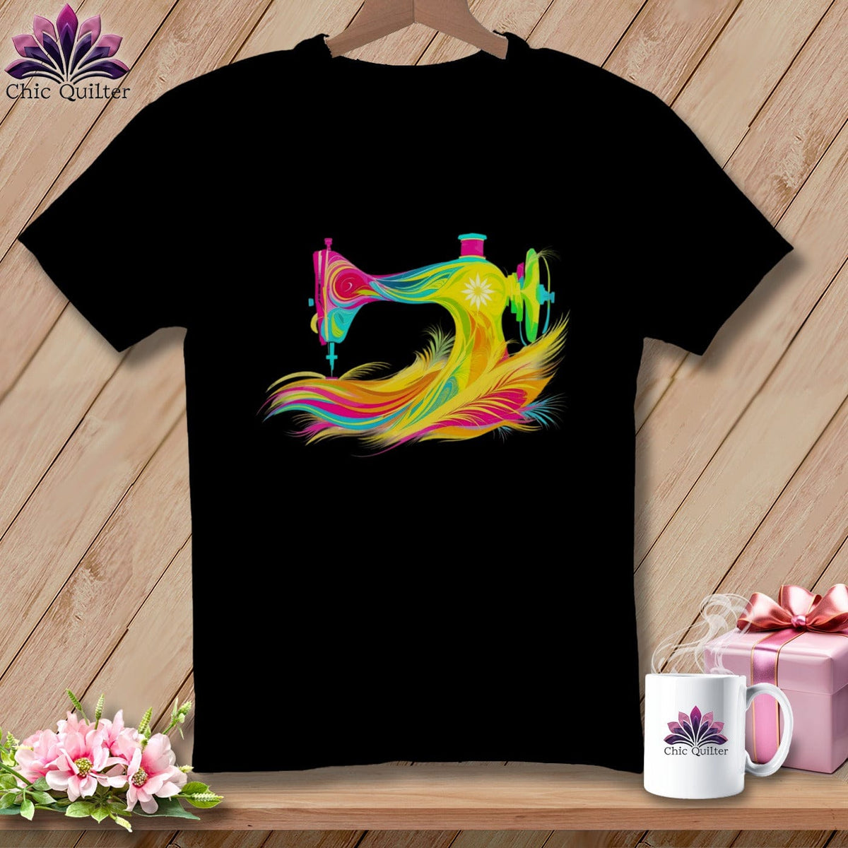 MyDesigns Physical Item S / Black Tropical Breeze ~ June Design ~ Windy Stitches Collection (May Start) ~ Premium Tee