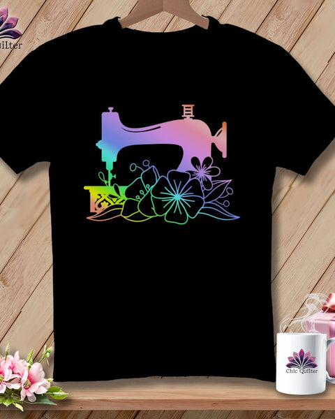 MyDesigns Physical Item S / Black Tropical Sewing ~ Relaxed Fit Tee