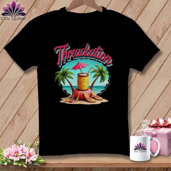 MyDesigns Physical Item S / Black Tropical Threads ~ Relaxed Fit Tee