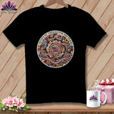 MyDesigns Physical Item S / Black United By Thread For 250 Years American Quilters America 250 ~ Relaxed Fit Tee