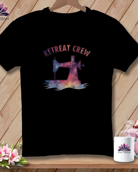 MyDesigns Physical Item S / Black Watercolor Retreat Crew ~ Relaxed Fit Tee