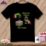 MyDesigns Physical Item S / Black Wine for Fabric ~ Fair Trade ~ Premium Tee