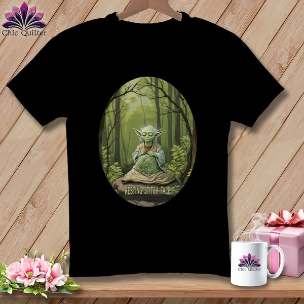 MyDesigns Physical Item S / Black Yo-Yo-Da - Resting Stitch Face ~ Premium Tee