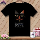 MyDesigns Physical Item S / Black Zip It - Resting Stitch Face ~ Relaxed Fit Tee