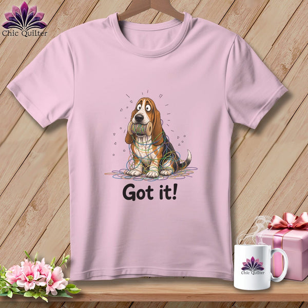 MyDesigns Physical Item S / Blossom Basset Hound Helper ~ Premium Tee