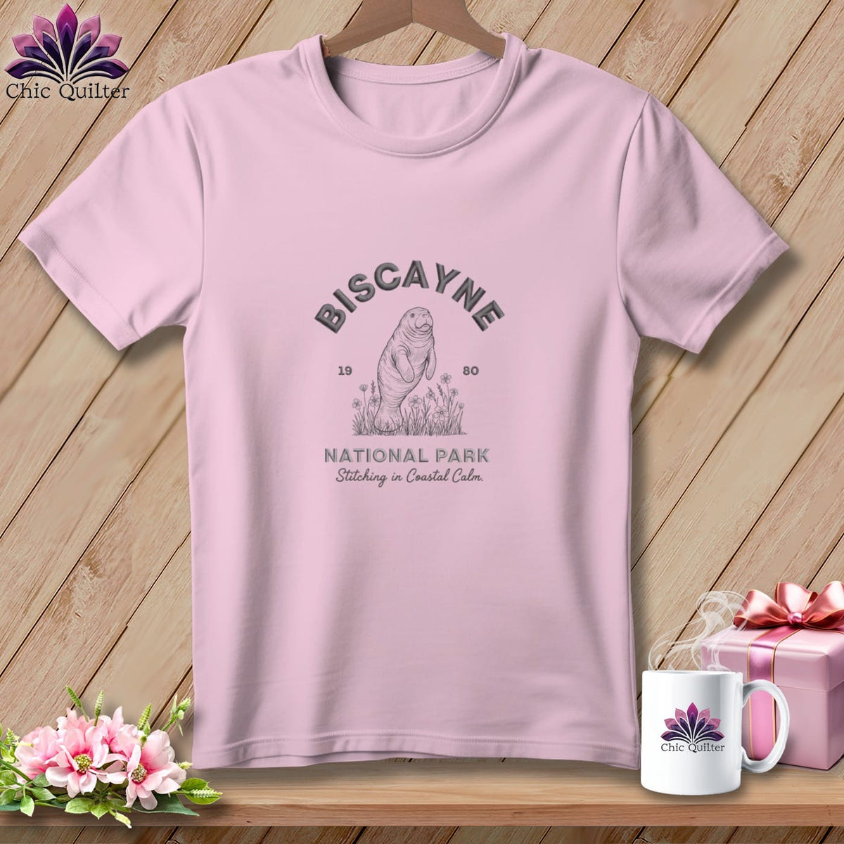 MyDesigns Physical Item S / Blossom Biscayne National Park, Stitchin In Beauty ~ Premium Tee