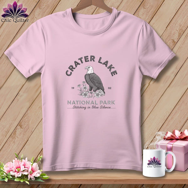 MyDesigns Physical Item S / Blossom Crater Lake National Park, Stitchin In Beauty ~ Premium Tee