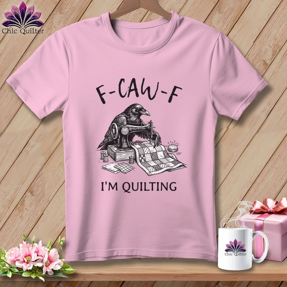 MyDesigns Physical Item S / Blossom F ~ CAW ~ F ~ I’m Quilting ~ Premium Tee