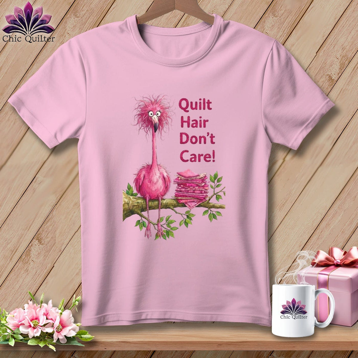 MyDesigns Physical Item S / Blossom Flamingle Fawcett ~ Premium Tee