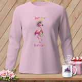 MyDesigns Physical Item S / Blossom Flossie Flaminglam ~ Long Sleeve Tee
