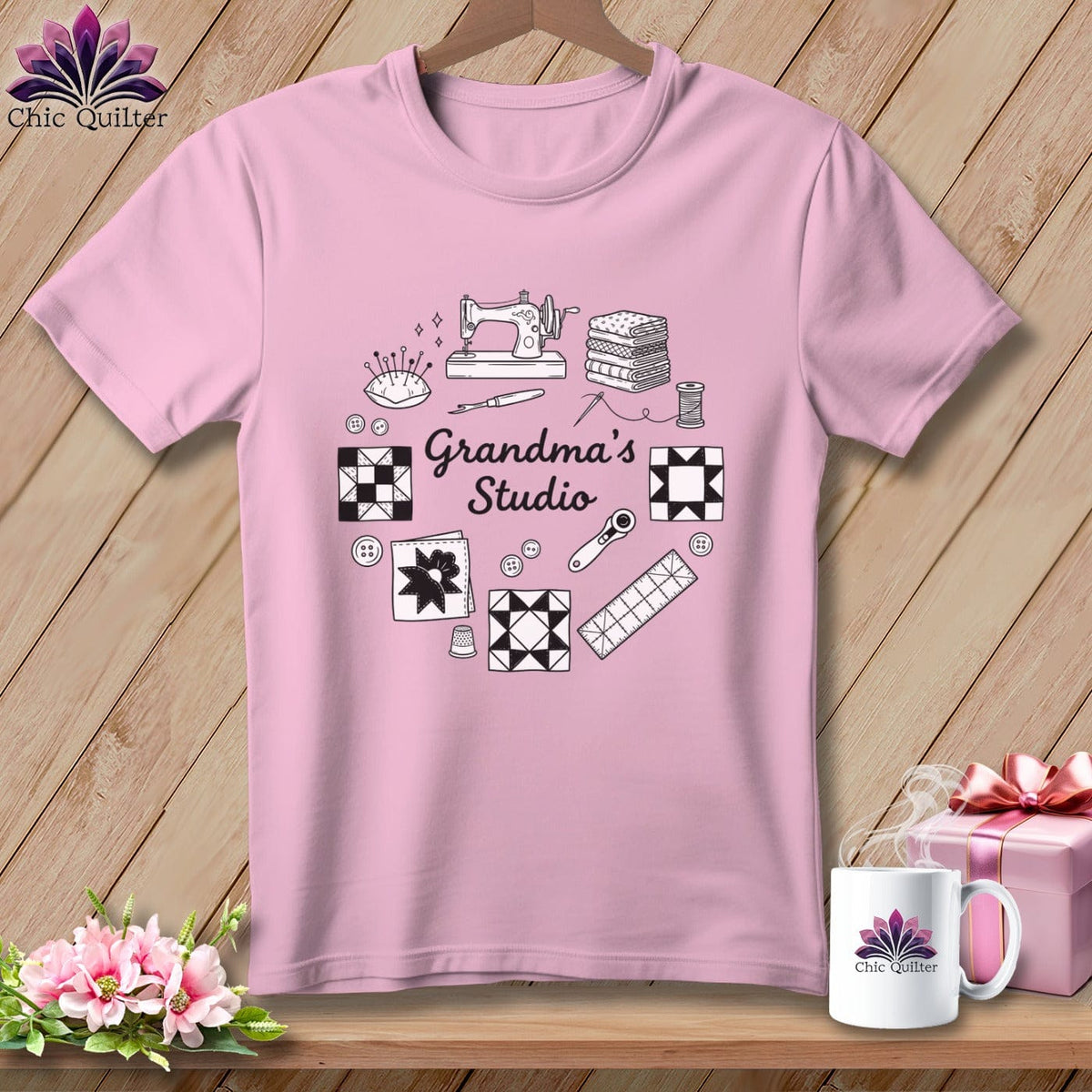 MyDesigns Physical Item S / Blossom Grandma’s Studio ~ Premium Tee