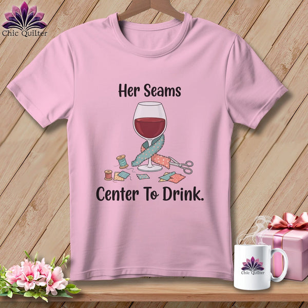 MyDesigns Physical Item S / Blossom Her Seams Center to Drink. ~ Premium Tee