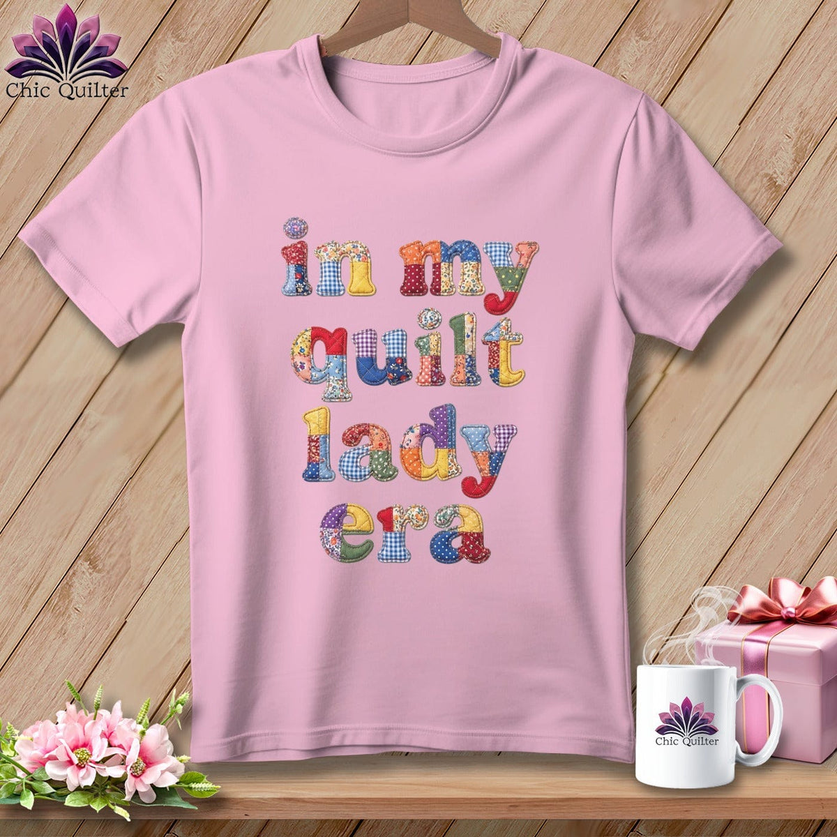 MyDesigns Physical Item S / Blossom In My Quilt Lady Era ~ Premium Tee
