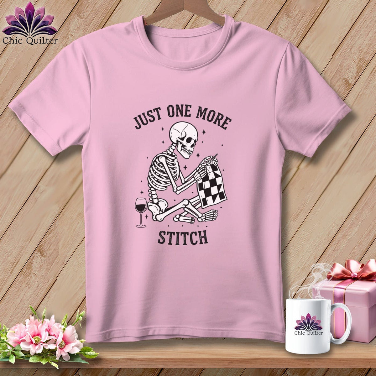 MyDesigns Physical Item S / Blossom Just One More Stitch ~ Premium Tee