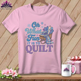 MyDesigns Physical Item S / Blossom Oh What Fun It Is to Quilt ~ Premium Tee