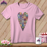 MyDesigns Physical Item S / Blossom Patchwork Heart ~ Premium Tee