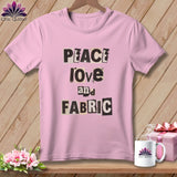 MyDesigns Physical Item S / Blossom Peace Love and Fabric ~ Premium Tee