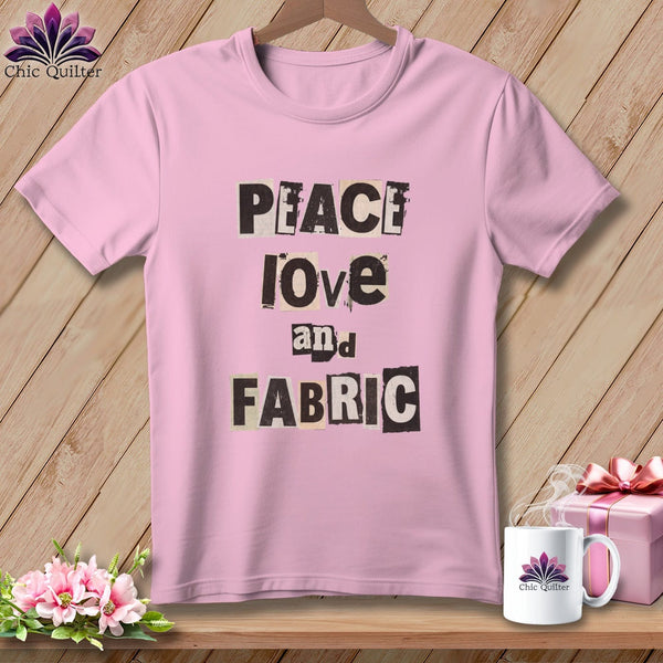 MyDesigns Physical Item S / Blossom Peace Love and Fabric ~ Premium Tee