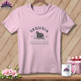 MyDesigns Physical Item S / Blossom Sequoia National Park ~ Bear, Stitchin In Beauty ~ Premium Tee