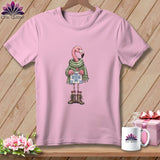 MyDesigns Physical Item S / Blossom The Starry ~ Eyed Flamingo Quilter ~ Premium Tee