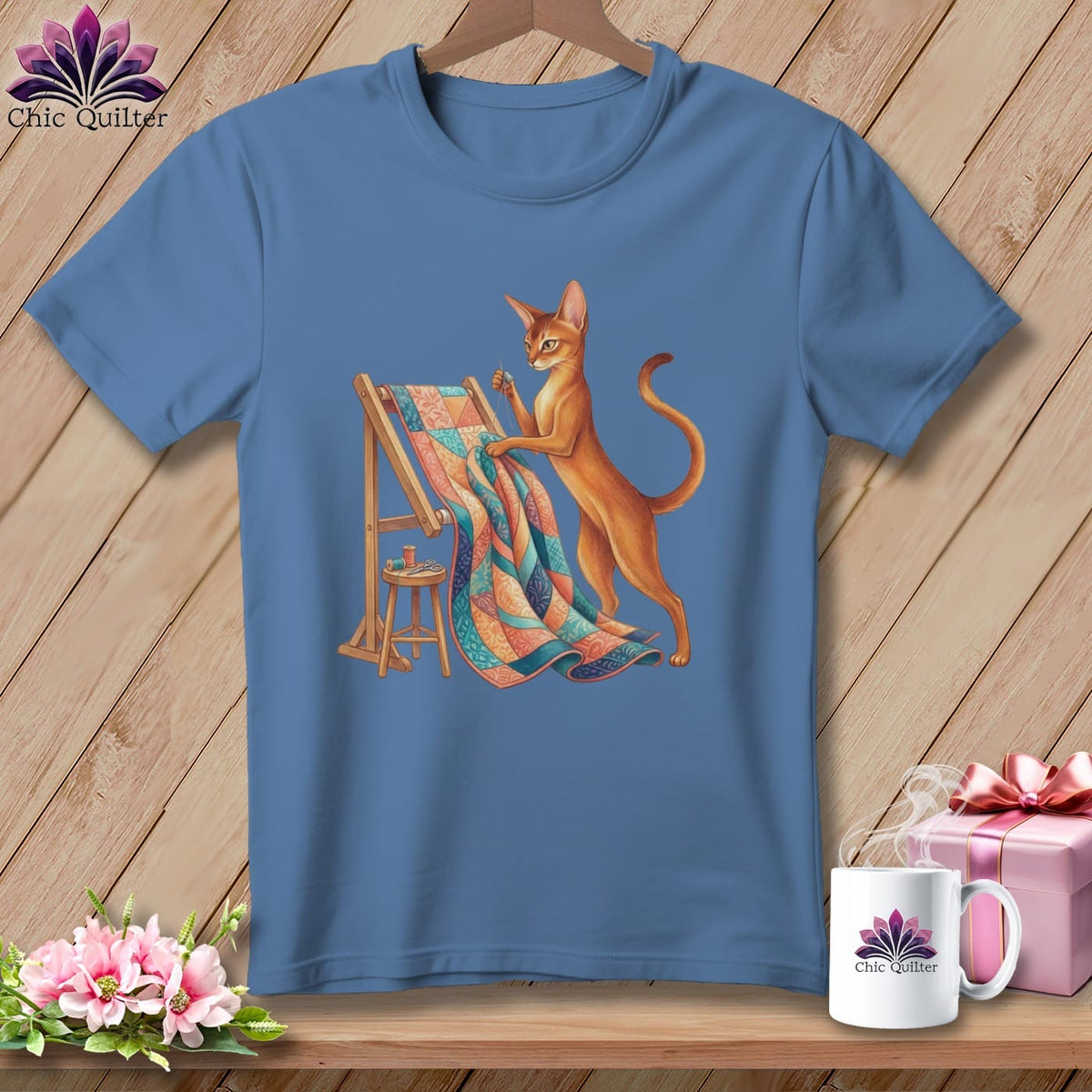 MyDesigns Physical Item S / Blue Jean Aida Swiftbaste ~ Premium Tee