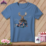 MyDesigns Physical Item S / Blue Jean Antlers Wide Open ~ Premium Tee
