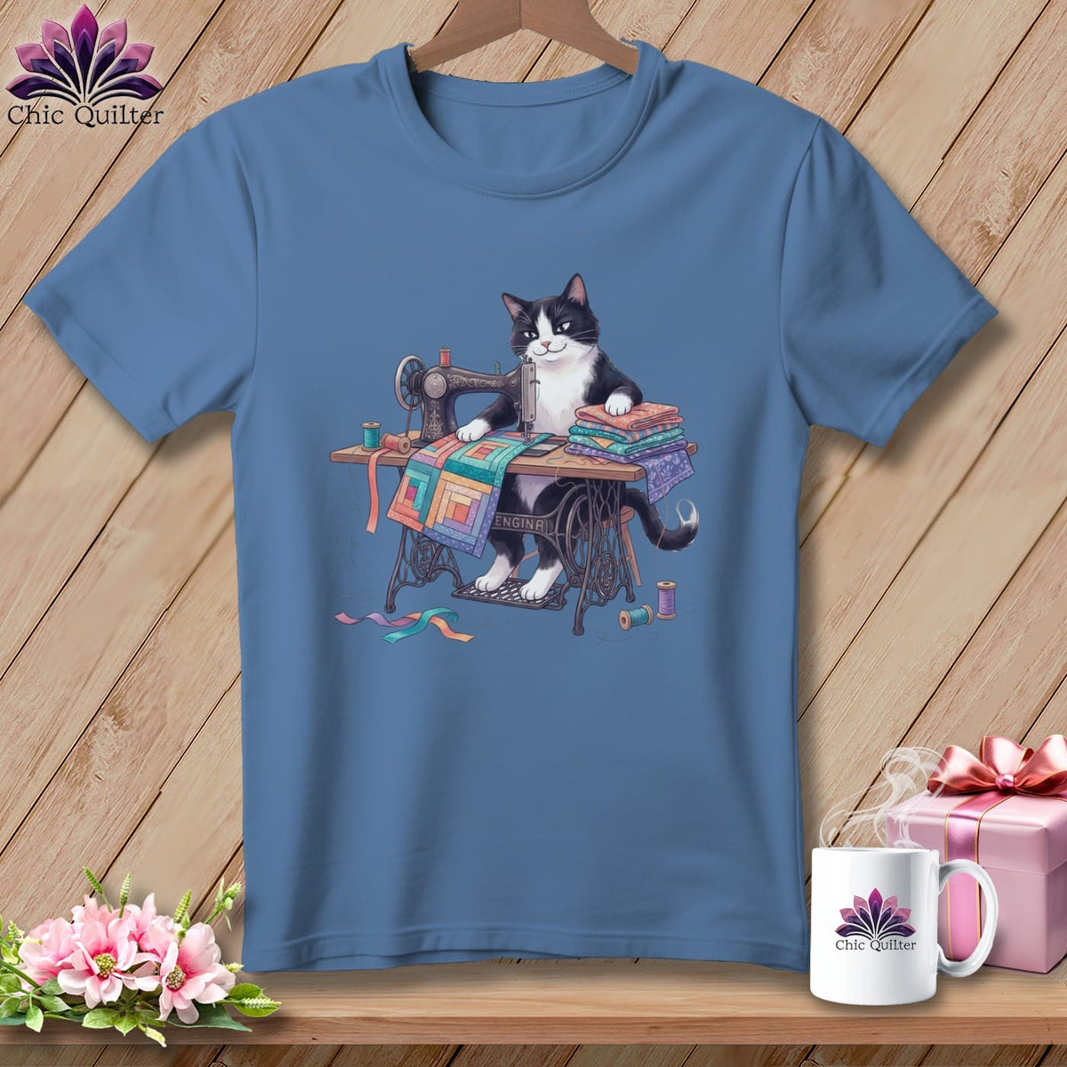 MyDesigns Physical Item S / Blue Jean Bess Buttonrow ~ Premium Tee