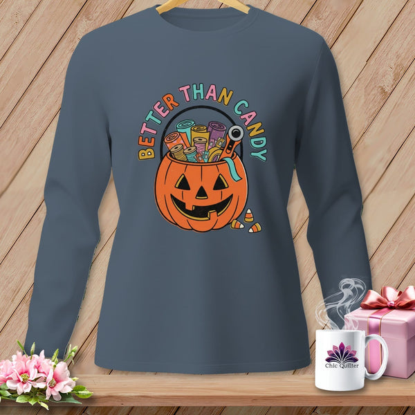 MyDesigns Physical Item S / Blue Jean Better Than Candy ~ Long Sleeve Tee