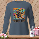 MyDesigns Physical Item S / Blue Jean Fabric Run ~ Long Sleeve Tee