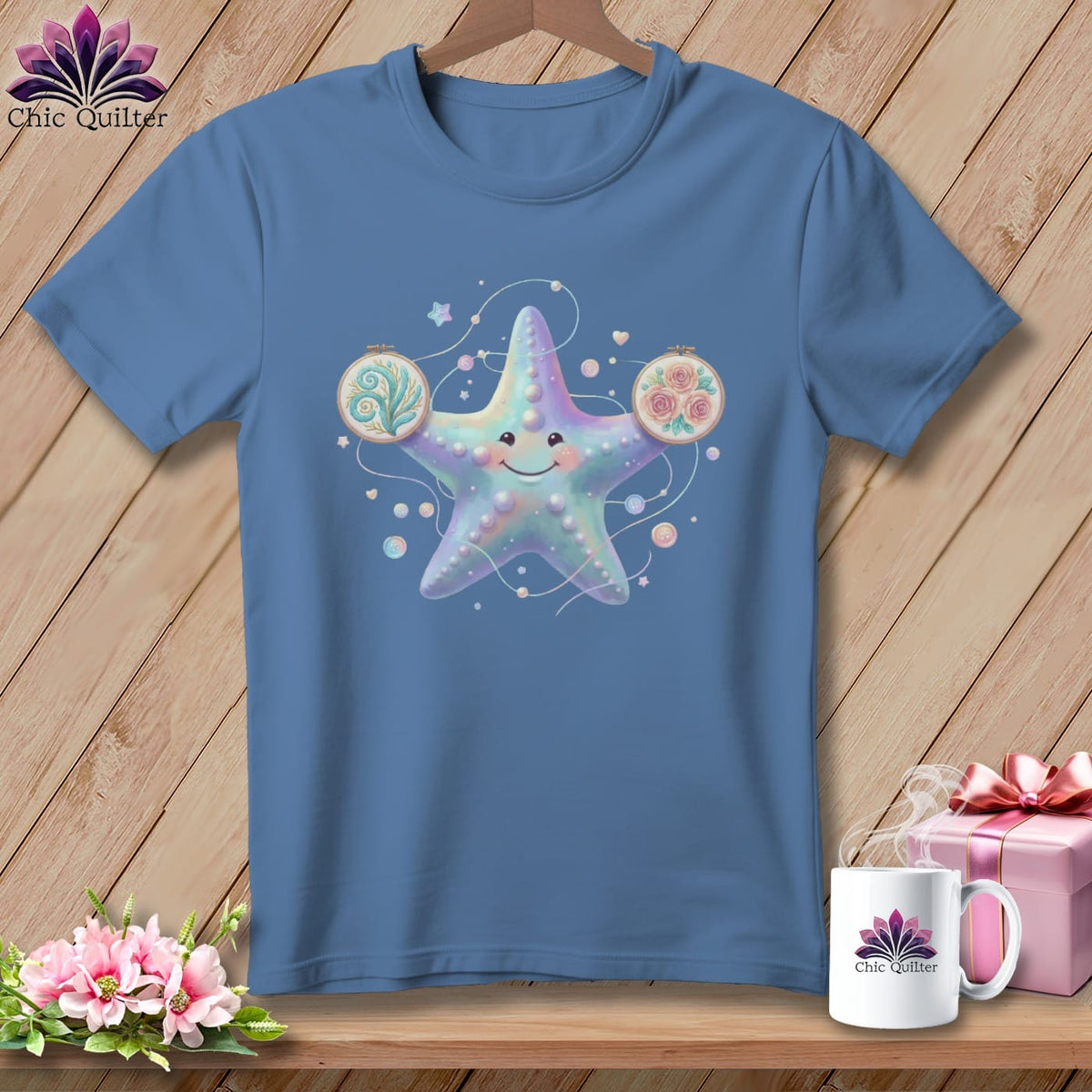 MyDesigns Physical Item S / Blue Jean Five Hoops Going ~ Premium Tee