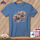 MyDesigns Physical Item S / Blue Jean Floating While Stitching ~ Premium Tee