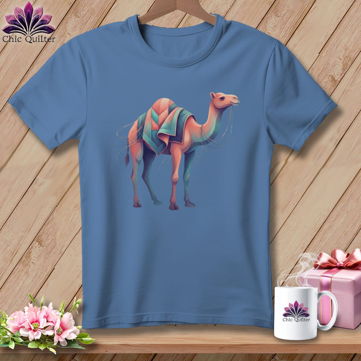 MyDesigns Physical Item S / Blue Jean Geometry Like Saddle ~ Premium Tee