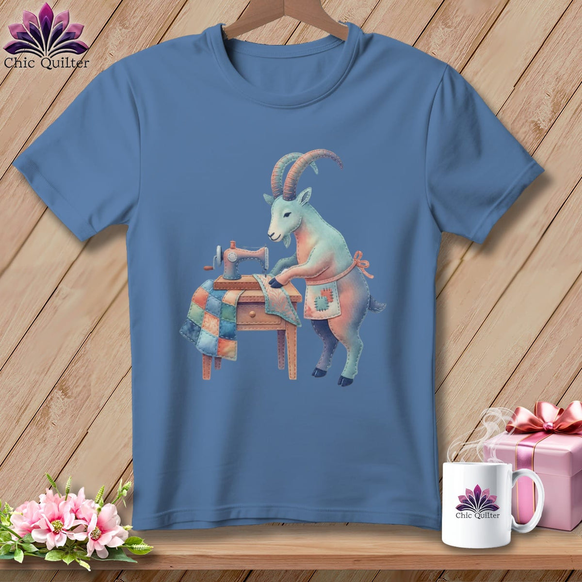MyDesigns Physical Item S / Blue Jean Horns Framing Focus ~ Premium Tee