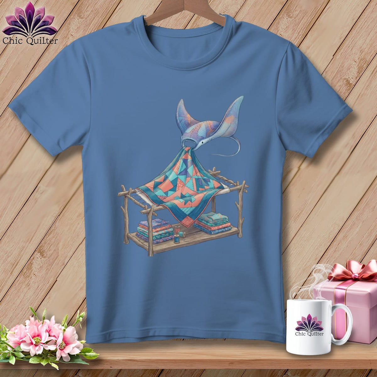 MyDesigns Physical Item S / Blue Jean Hovering Over Frame ~ Premium Tee