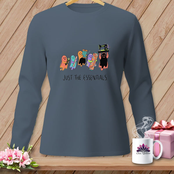 MyDesigns Physical Item S / Blue Jean Just The Essentials. ~ Long Sleeve Tee