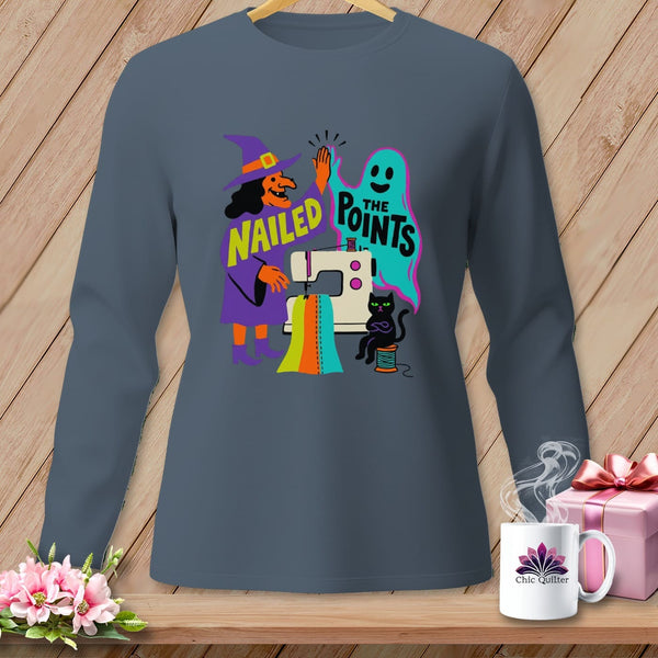 MyDesigns Physical Item S / Blue Jean Nailed the Points ~ Long Sleeve Tee