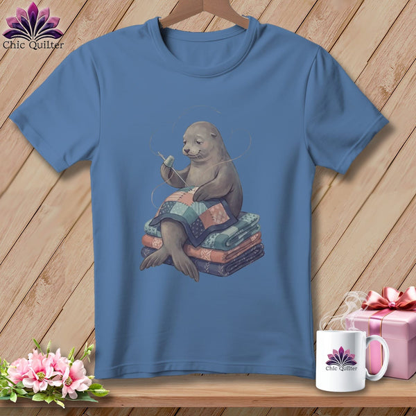 MyDesigns Physical Item S / Blue Jean Perched On Progress ~ Premium Tee